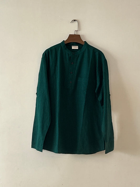 Short Kurta - Emerald